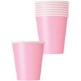 thumbnail image 2 of 9oz Light Pink Paper Cups, 8ct, 2 of 3