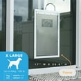 thumbnail image 4 of Hakuna Pets White Deluxe Aluminum Extra Large Pet Door for Doors up to 2.76", for Pets up to 220lbs, 4 of 10