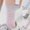 Pink, variant on Women's Color Block Thin Pile Socks Breathable Mid-Calf Cotton Socks for Spring Summer Casual Wear