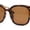 Tortoise - Brown, variant on Womens Jewel Chain Arm Inset Lens Horn Rim Flower Pin Sunglasses Black Gold - Black