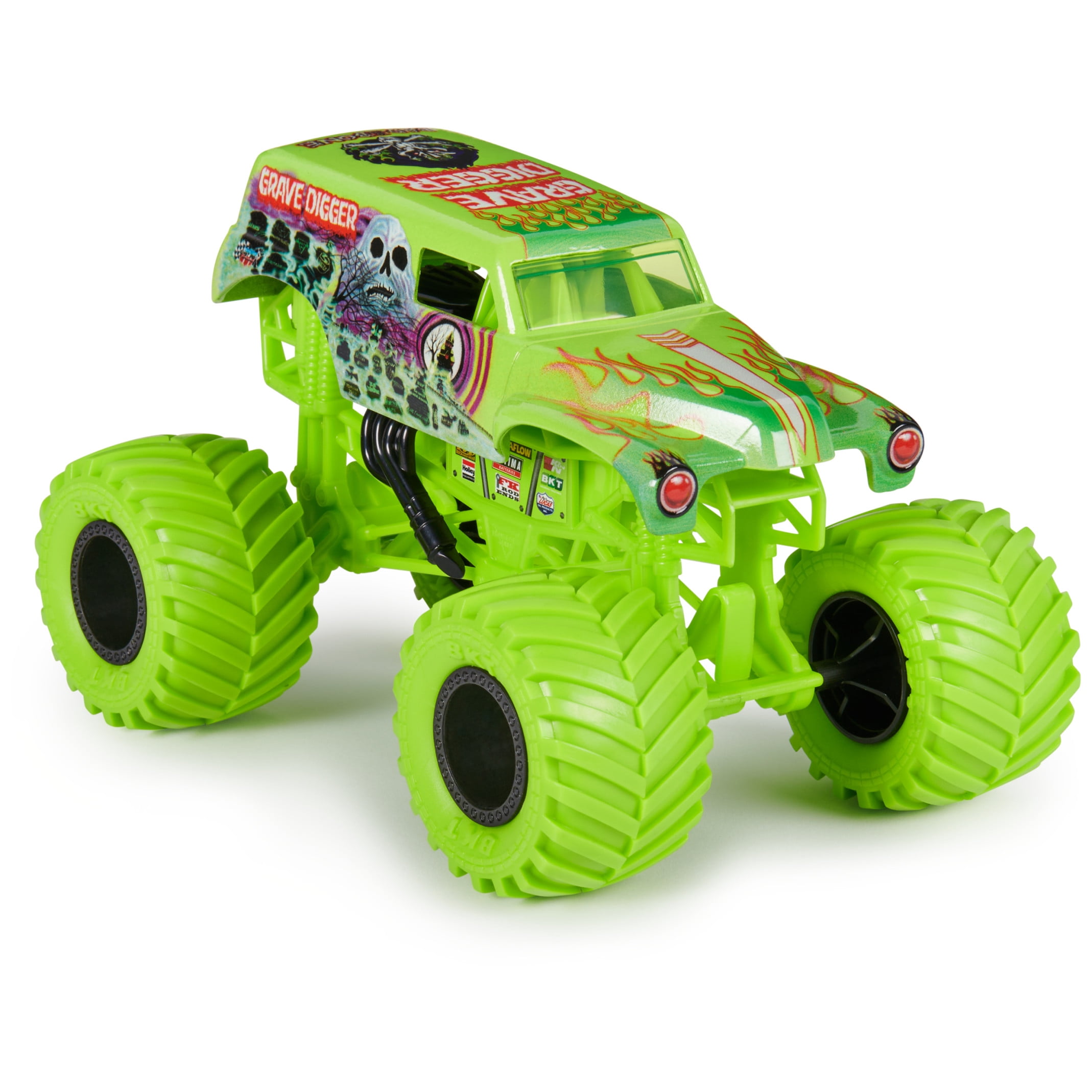 Monster Jam, Official Grave Digger Monster Truck, Collector Die-Cast Vehicle, 1:24 Scale, Kids Toys for Boys and Girls Ages 3 and up