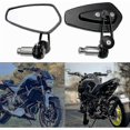 thumbnail image 1 of Motorcycle Handlebar Mirrors Motorbike Mirrors for XJ6 MT01 MT03 MT07 MT09 (Black), 1 of 5