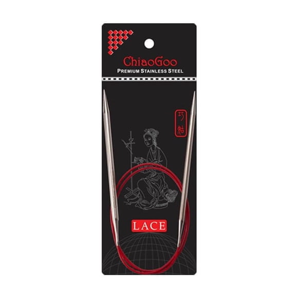 Aguja circular ChiaoGoo RED Lace 100 cm 2.25 mm - 1 unidad