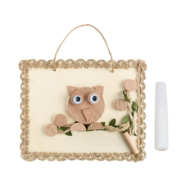 Juguete de Tablero de Rompecabezas de Animales, Juguetes de Decoración Colgantes de Madera DIY, Juguetes de Aprendizaje, Tablero de Rompecabezas de An búho