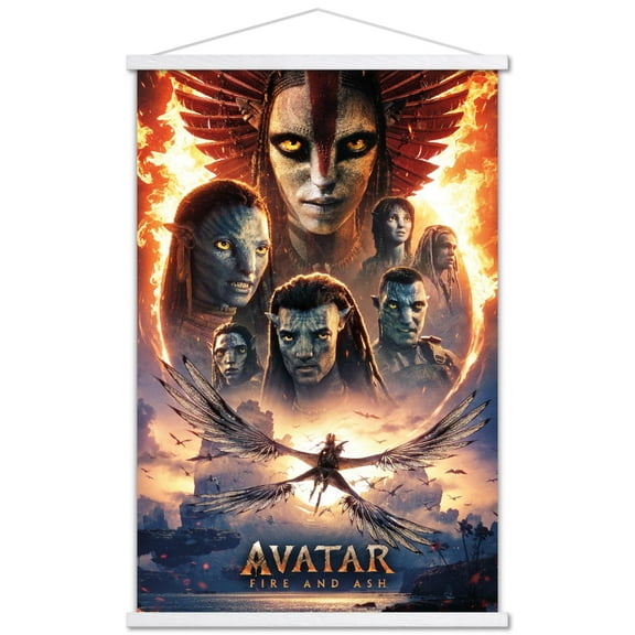 Avatar: Fire and Ash (2025) - One Sheet Wall Poster with Magnetic Frame, 22.375" x 34"