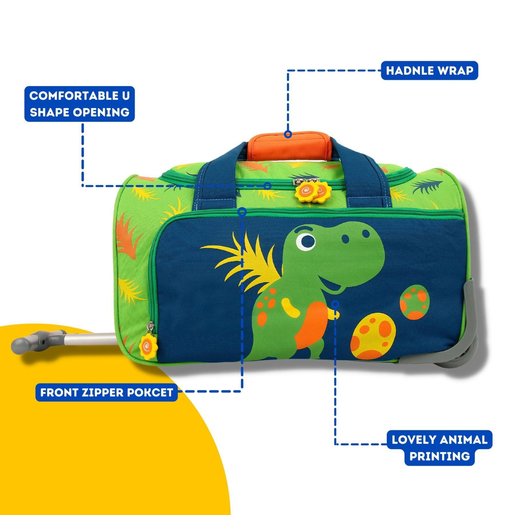 Kids 2025 rolling duffle