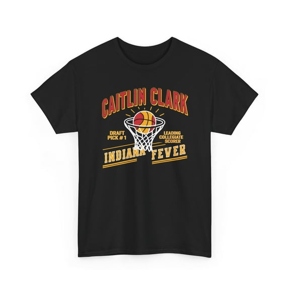 1st Pick Caitlin Clark Fever 22 for Women's Basketball fan Unisex Cotton Tee