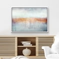 thumbnail image 4 of wall26 Framed Canvas Print Wall Art Pastel Blue Orange Paint Landscape Abstract Shapes Illustrations Minimal Decorative Contemporary Multicolor for Living Room, Bedroom, Office - 24"x36" Wh, 4 of 7