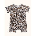 thumbnail image 6 of Bow Dream Baby Girl Romper 2 pack Bamboo Rayon Baby Clothes Baby Girl Short Sleeve Jumper Baby Girls’s One-Piece Rompers Summer 3-6 Months, 6 of 9