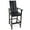 Black, variant on Demifill Tall Adirondack Chair Outdoor Bar Stool with Ergonomic Backrest, Patio Chair for Outdoor, Blue