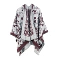 thumbnail image 2 of Warm Shawl Wraps for Women Winter Warm Oversized Printing Blanket Cape Wraps Shawl Cardigans Womens Shawls and Wraps Winter Blanket Shawl Wraps for Women Winter Shawl Wraps for Women, 2 of 3