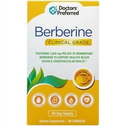 Doctors’ Preferred Clinical Grade Berberine - Supports Healthy Blood Sugar Levels - 1,500 MG (90 Capsules - 30 Day Supply)