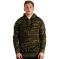 thumbnail image 5 of Burnside Enzyme-Washed French Terry Hooded Sweatshirt 8605 Green Camo L, 5 of 6