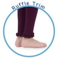 thumbnail image 5 of Jefferies Socks Girls Baby Toddler Ruffle Lace Trim Pima Cotton Footless Tights 2 Pack, 5 of 5