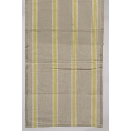 

Kaemingk 55 x 15.75 Naturelle et Terreuse Brown White and Yellow Striped Table Runner
