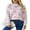A-WhitePink, variant on Sweaters for Women Crewneck Cute Heart Knitted Sweaters Winter Warm Pullover Sweaters Alsol Lamesa