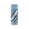 thumbnail image 2 of BISMAN Blue Beveled Brushed Damascus Steel Men’s Wedding Band with A Vivid Etched Design - 6mm - Size 10.5, 2 of 3