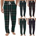 thumbnail image 1 of Styesk Men's Pants Men Printing Elastic Waist Draw Rope Pocket Full Length Pants, 1 of 6