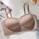 thumbnail image 5 of Brasier sin Varillas Mujer Tela de Mantequilla Strapless Underwear Women'S Small Gathered Non Marking Non Underwire Bandeau Wrap Bra 2025 Grande, 5 of 5