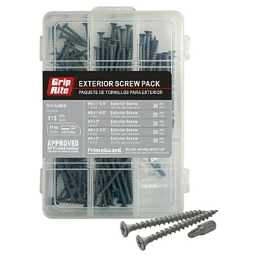 Grip-Rite PrimeGuard Ten Assorted Wood to Wood Deck Screw 115CT