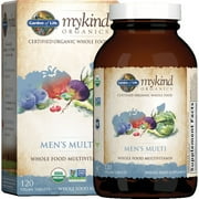 Garden of Life Mykind Organics Men's Multi 120 Vegan Tabs