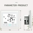 thumbnail image 2 of Labymos Thermostat BAC-002ELZB Tuya Style Central Air Conditioner TUYA ZIGBEE Programmable Controller Fan Coil Unit, 2 of 8