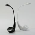 thumbnail image 1 of Xihbxyly Lámpara de Escritorio Led, Cuello de Cisne Ajustable, Recargable, Estilo Moderno y Contemporáneo, Puerto de Carga Usb, Ahorra Espacio, Ideal para Oficina En Casa, Estudio, Dormitorio, Blanco, 1 of 6