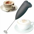 thumbnail image 5 of N1 Electric Milk Frother Drink Foamer Whisk Mixer Stirrer Coffee Eggbeater Latte - NEW - Green, New, 5 of 7
