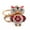 Black and red Owl, variant on Yosoo Phone Car Bag Key Ring Keychain Charm Gift - Perfect for Women Ladies Girls' Key Bling Shoe Purse Fashion Decoration(Red)