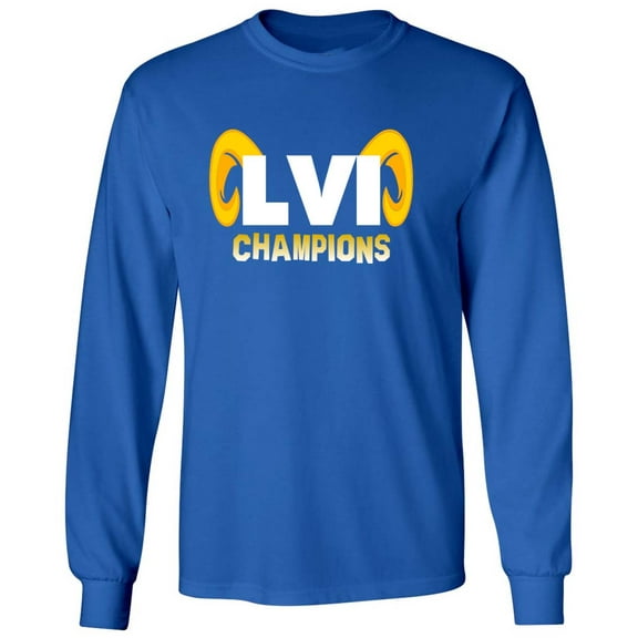 LONG SLEEVE Rams Matt Stafford Cooper Kupp Super Bowl Champs Champions LVI T-shirt