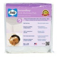 Sealy SecureStay Waterproof Crib Mattress Pad