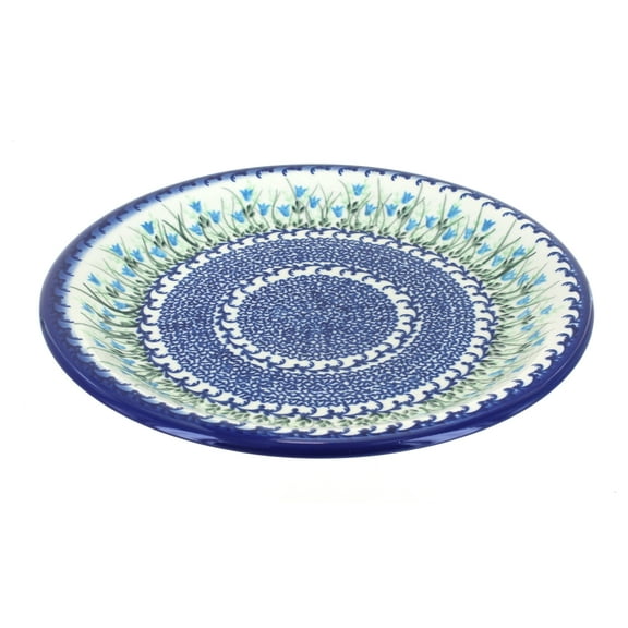 Blue Rose Polish Pottery Misty Dinner Plate