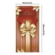 thumbnail image 3 of Tapiz navideño de tela para puerta, 35 x 71 pulgadas, poliéster, decoración navideña para colgar en la puerta, feliz Navidad, feliz año, decoración para fiestas de invierno | Interior, exterior,, 3 of 9