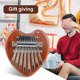 thumbnail image 2 of Kalimba Thumb Piano Set de 3, 8 teclas Mbira Finger Piano Instrumento musical portátil Phoenix Love Pattern Kalimba Piano Estudio Instrucción Regalo, 2 of 3