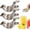 3pcs, variant on Stainless Steel Bird‑Shaped Lemon Squeezer, Handheld Lime Juicer with Pour Spout, Portable Manual Fruit Press for Kitchen, Bar, and Home Use