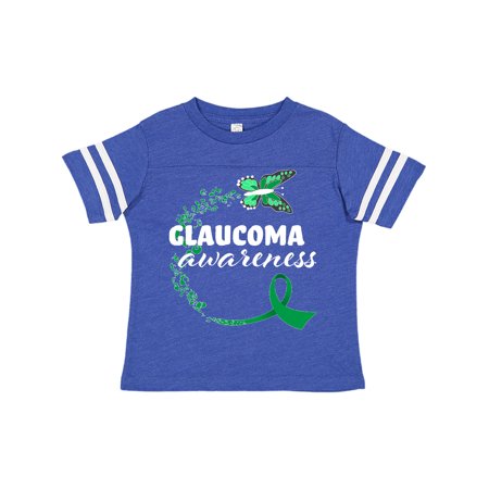 

Inktastic Glaucoma Awareness Green Ribbon Butterfly Gift Toddler Boy or Toddler Girl T-Shirt