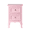 Pink | 1 Pack, variant on GZXS Nightstands Set of 2, Bedside Table with 2 Storage Drawers, End Table for Closet, Bedroom, Living Room, White