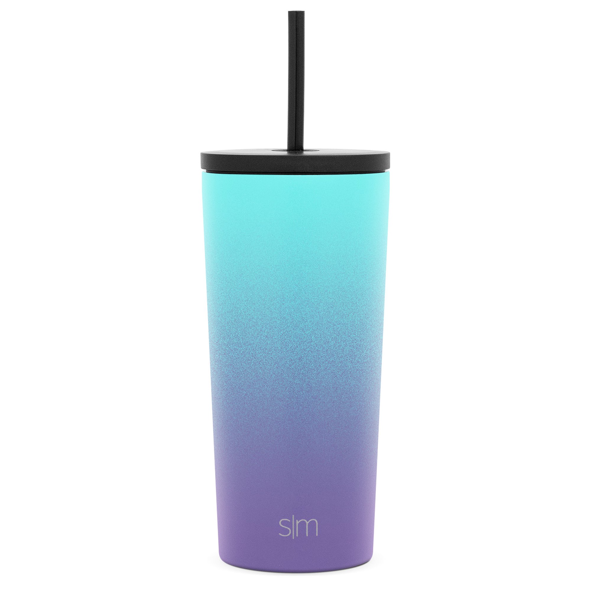 Simple Modern 20oz Classic Tumbler With Straw Lid Flip Lid Travel Mug Gift Vacuum Insulated Coffee Beer Pint Cup 18 8 Stainless Steel Water Bottle Ombre Tropical Seas Walmart Com Walmart Com