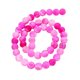 thumbnail image 2 of Hebra de piedras sueltas redondas de 8 mm Sunnimix artesanías Rosado, 2 of 8