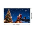 thumbnail image 3 of 2025 Christmas Garage Door Cover And Vin Tage Truck Holiday Banner Decoration For Garage Large Outdoor Christmas Decoration Garage Cover For Christmas Festive Home De Cor Flags_ Banners & Accessories, 3 of 4
