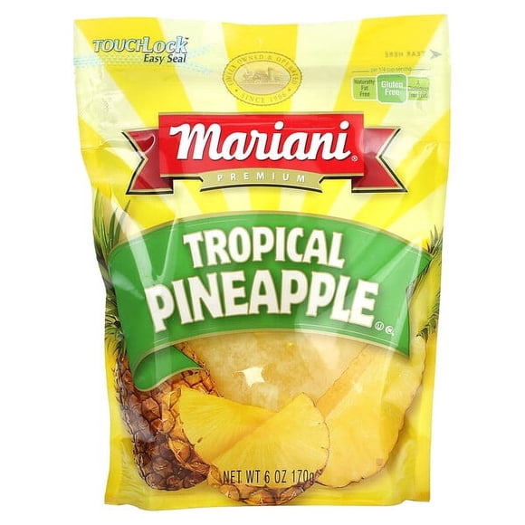 Mariani Fruits Séchés, Ananas Tropical, 6 oz (170 g)