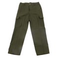 thumbnail image 1 of Pantalones holgados para hombre, de color puro, con múltiples bolsillos, informales, holgados, para uso diario, color verde OD 175, 1 of 15