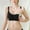 40-Black, variant on YWDJ Sleep Bras for Women Plus Size Front Closure Nursing Bras Wirefree Comfortable Bras Spaghetti Straps Full Coverage Sleep Bras Push up Wrap Breastfeeding Bras Padded Comfy Solid Comfy Bras Green M