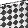 thumbnail image 3 of Black and White Checkerboard Checkered Pattern Shower Curtain 72"x72" ,Bathroom Decorative Shower Curtains Set with 12 Hooks,Modern Waterproof Washable Shower Curtain, 3 of 6