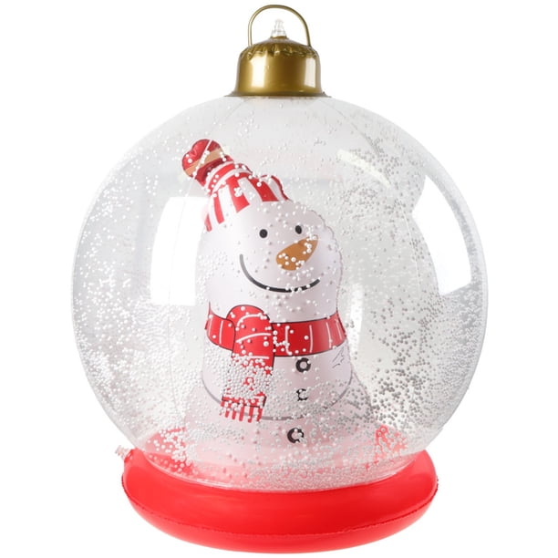 Juguetes de piscina, juguetes para bebés, juguetes para niños pequeños, adornos navideños inflables, bola de PVC de 28 pulgadas, grandes inflables navideños, decoraciones, bolas para exteriores, adorn