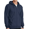 thumbnail image 3 of Men's Cotton Blend Hoodie Full Zip, 3 of 11