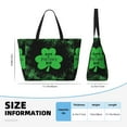 thumbnail image 4 of Xecao St Patrick's day Pattern Oil Painting Effect for Versatile Beach Bag for Women Includes Zipper Pockets and Waterproof Material, Ideal for Vacations and Adventures, 4 of 7
