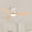 Maple-B, variant on Bestco 42" Wood Ceiling Fan with Light and Remote Flush Mount Fan 6 Speeds Reversible Airflow Maple