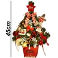 thumbnail image 2 of Árbol de Navidad de escritorio, mini árbol de decoración navideña, decoración navideña para mesa, escritorio y mostrador, 2 of 5