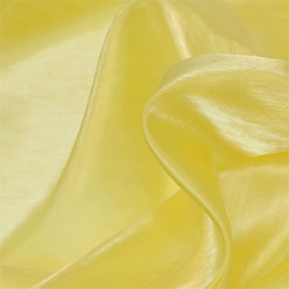 XmhyTop-A 1 Piece Light Yellow Organza Fabric 100*150cm Sheer Organza, Wedding Fabric, Craft Organza, Decor Fabric, Ideal for Weddings, Crafts Decor Projects